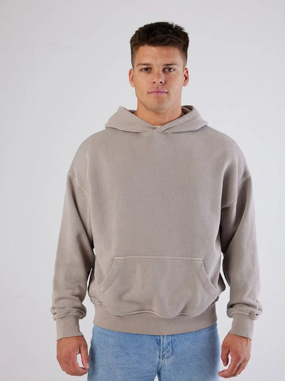 Antibes Heavyweight Hoodie Beige - Bascora