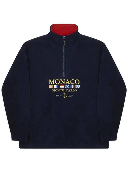 Monaco Vintage Fleece Navy - Bascora