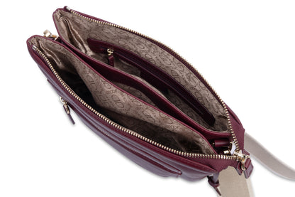 Ellen Leather Crossbody Bag - Bascora