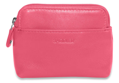 Pia RFID Leather Zip-Top Purse - Bascora