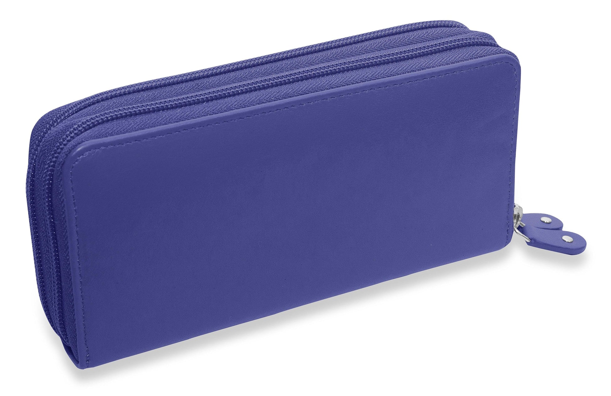 Gabriella RFID Leather Double Zip Around Purse - Bascora