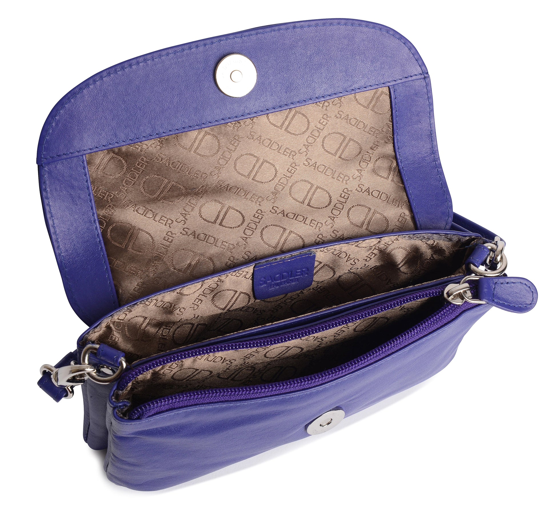 Audrey Leather Crossbody Bag & Clutch - Bascora