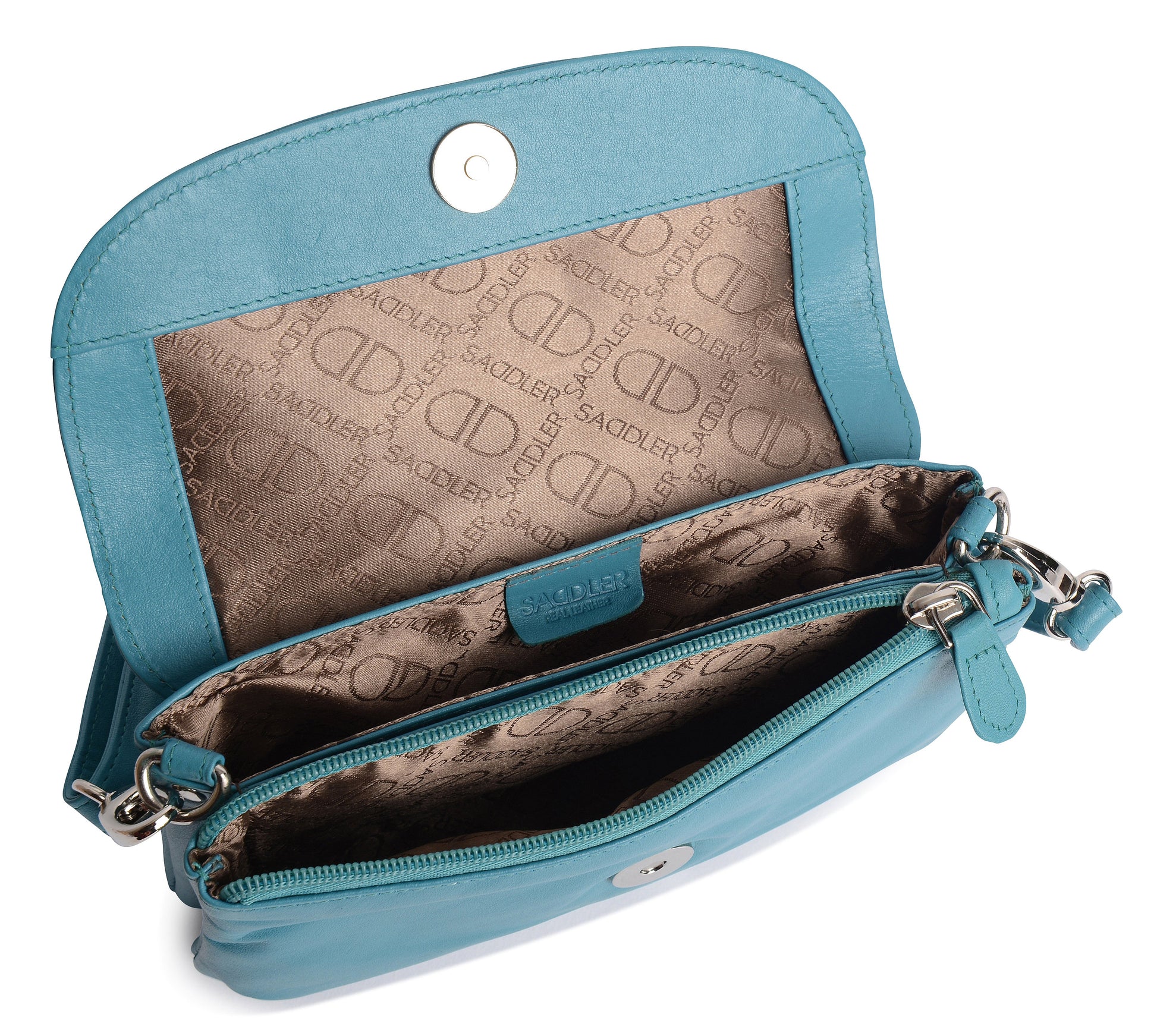 Audrey Leather Crossbody Bag & Clutch - Bascora