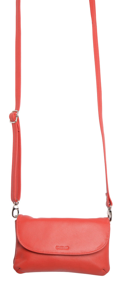 Audrey Leather Crossbody Bag & Clutch - Bascora