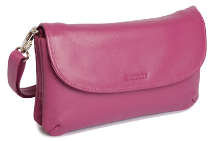 Audrey Leather Crossbody Bag & Clutch - Bascora