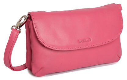 Audrey Leather Crossbody Bag & Clutch - Bascora