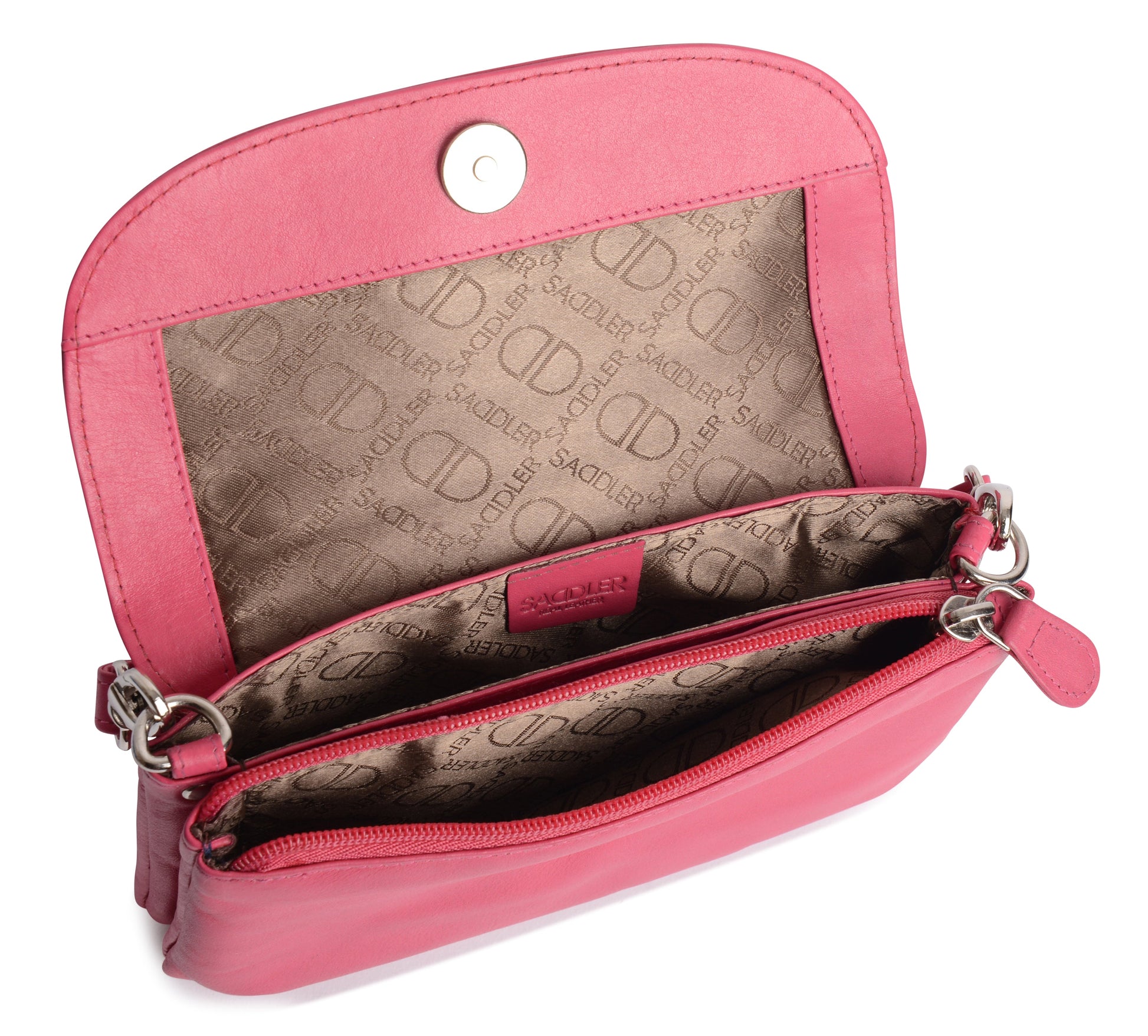 Audrey Leather Crossbody Bag & Clutch - Bascora