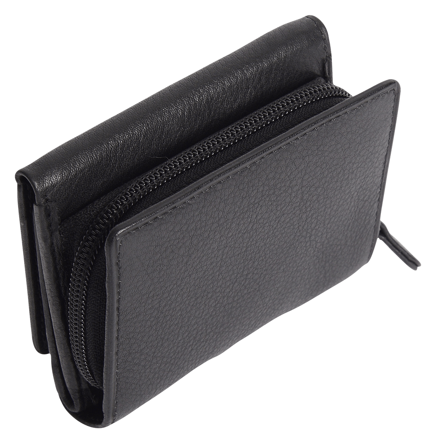Carla RFID Leather Trifold Purse - Bascora
