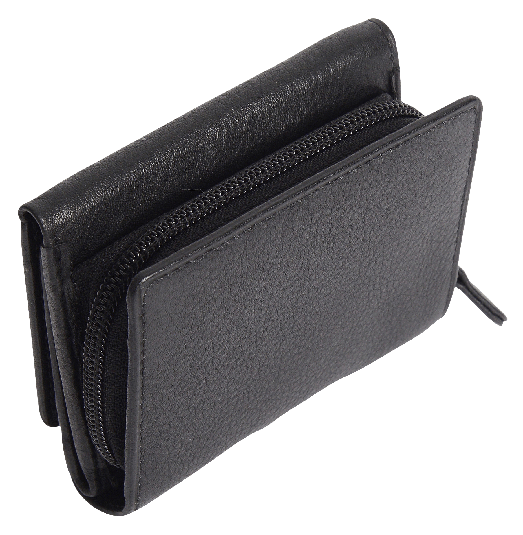 Carla RFID Leather Trifold Purse - Bascora