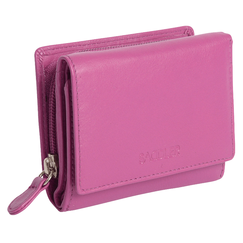 Carla RFID Leather Trifold Purse - Bascora