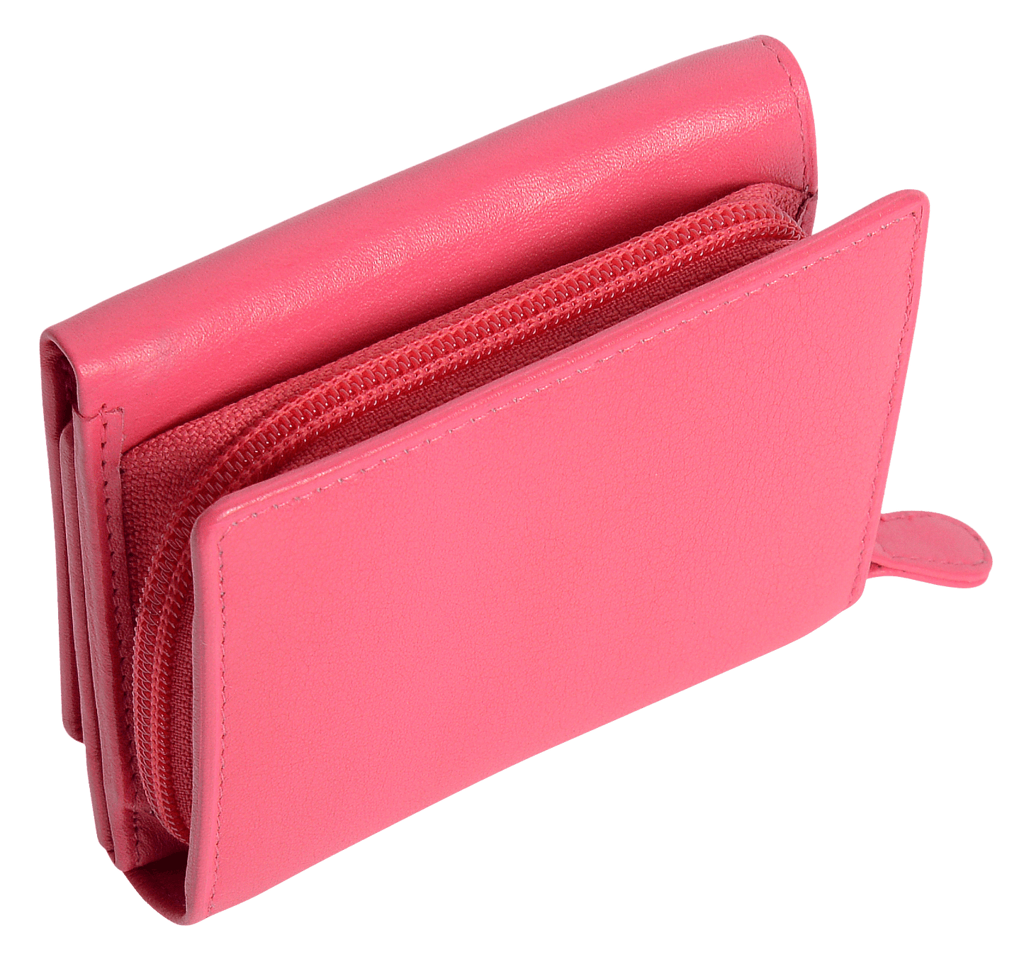 Carla RFID Leather Trifold Purse - Bascora