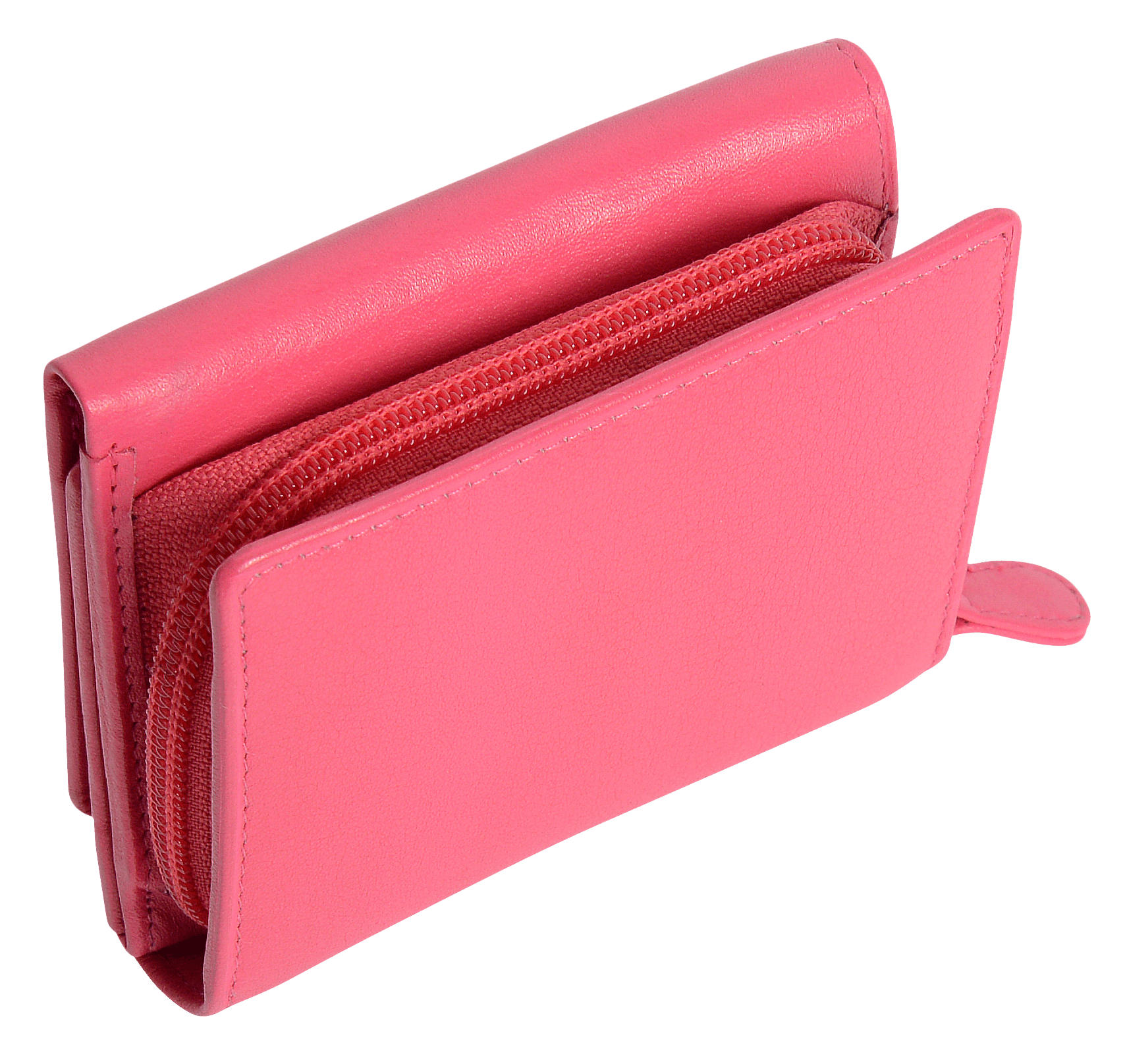 Carla RFID Leather Trifold Purse - Bascora
