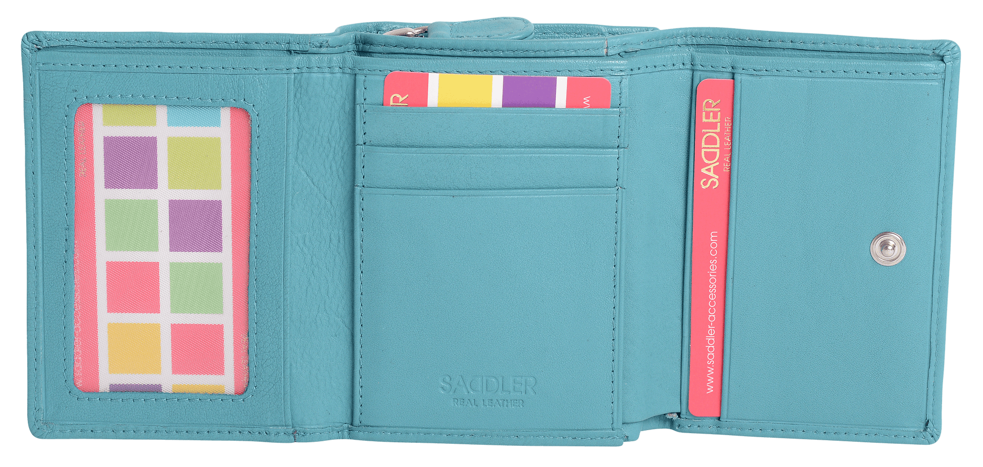 Carla RFID Leather Trifold Purse - Bascora