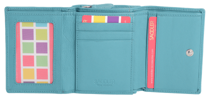 Carla RFID Leather Trifold Purse - Bascora