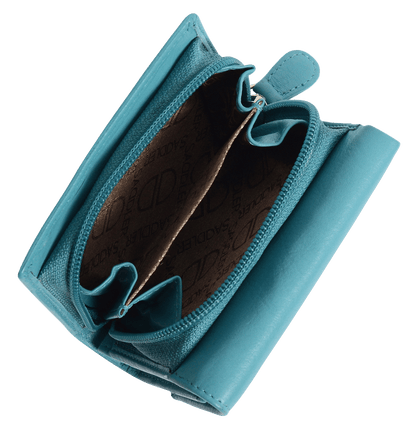 Carla RFID Leather Trifold Purse - Bascora
