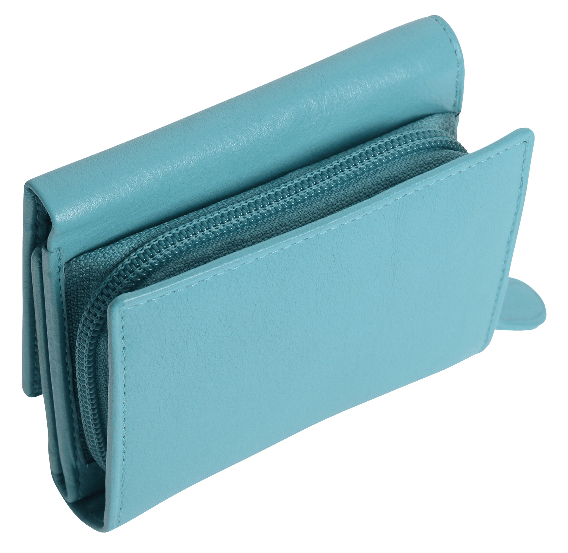 Carla RFID Leather Trifold Purse - Bascora