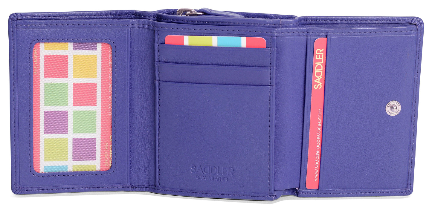 Carla RFID Leather Trifold Purse - Bascora
