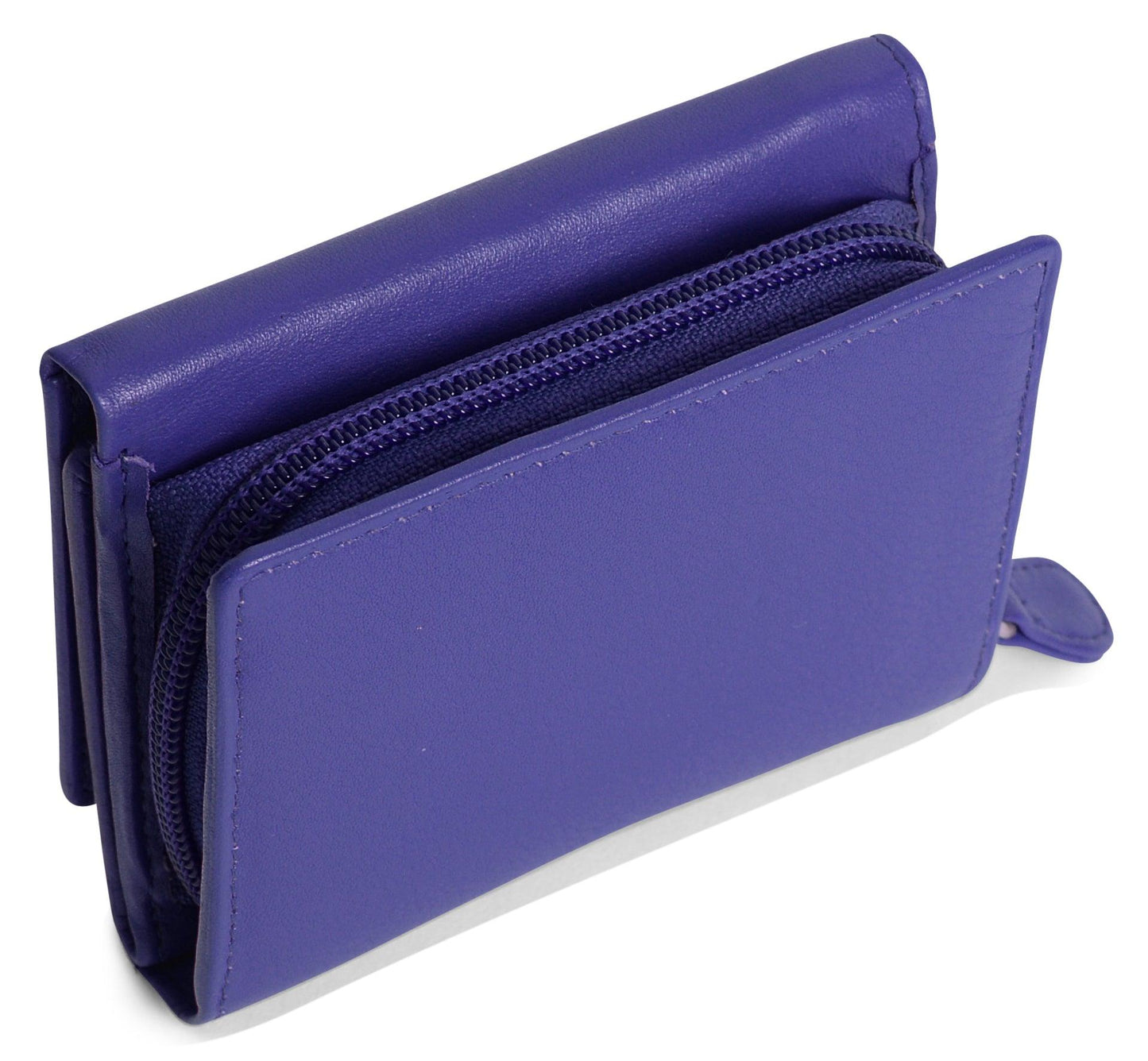 Carla RFID Leather Trifold Purse - Bascora