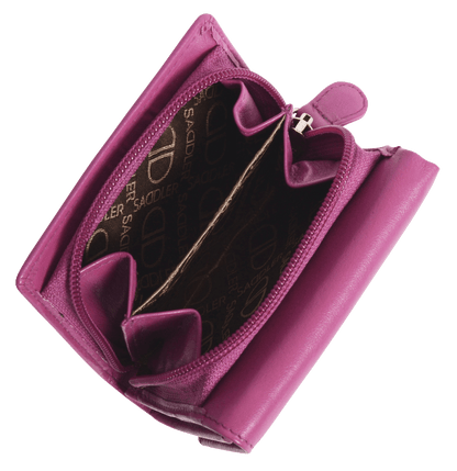 Carla RFID Leather Trifold Purse - Bascora