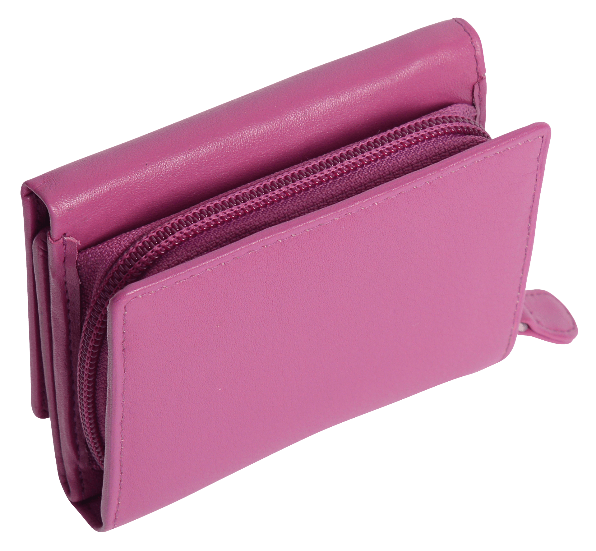 Carla RFID Leather Trifold Purse - Bascora
