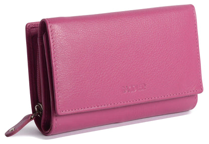Eleanor Trifold Leather Purse - Bascora