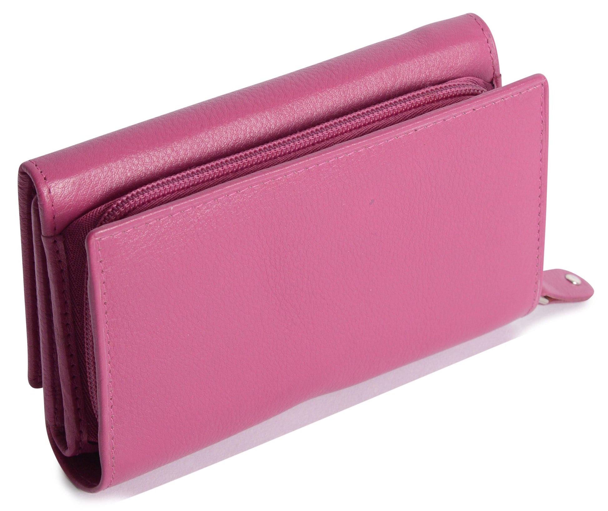 Eleanor Trifold Leather Purse - Bascora