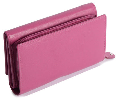 Eleanor Trifold Leather Purse - Bascora