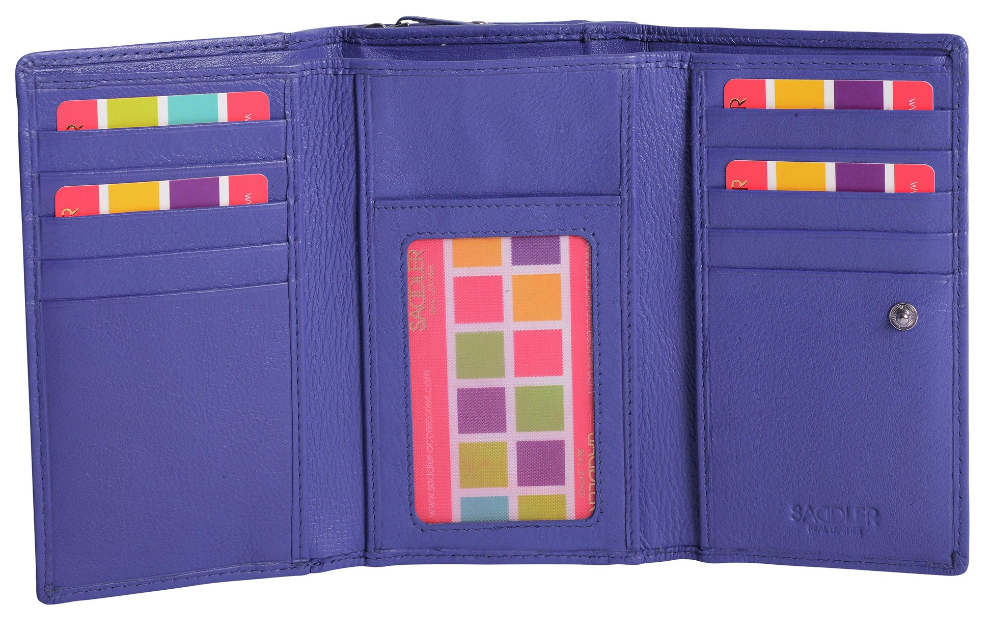 Eleanor Trifold Leather Purse - Bascora