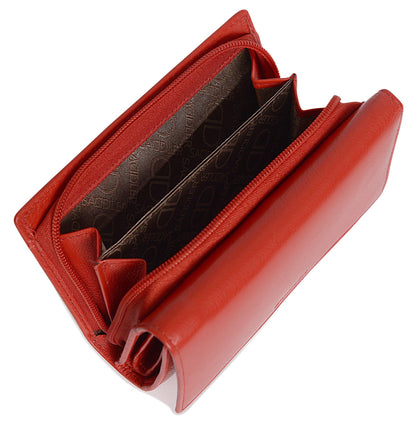 Eleanor Trifold Leather Purse - Bascora