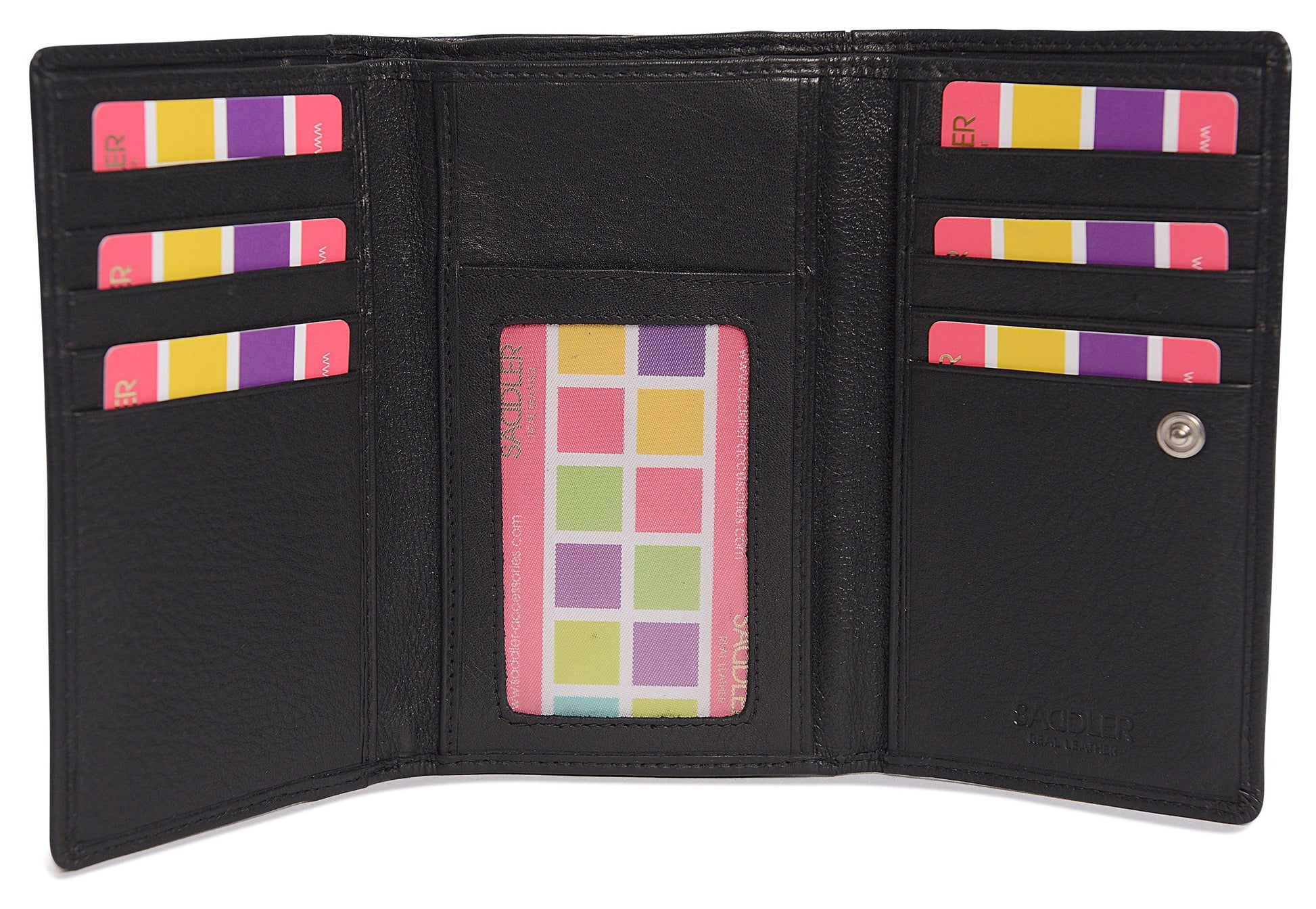 Eleanor Trifold Leather Purse - Bascora