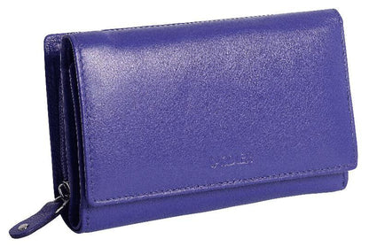 Eleanor Trifold Leather Purse - Bascora