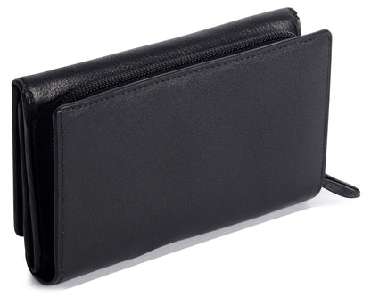 Eleanor Trifold Leather Purse - Bascora