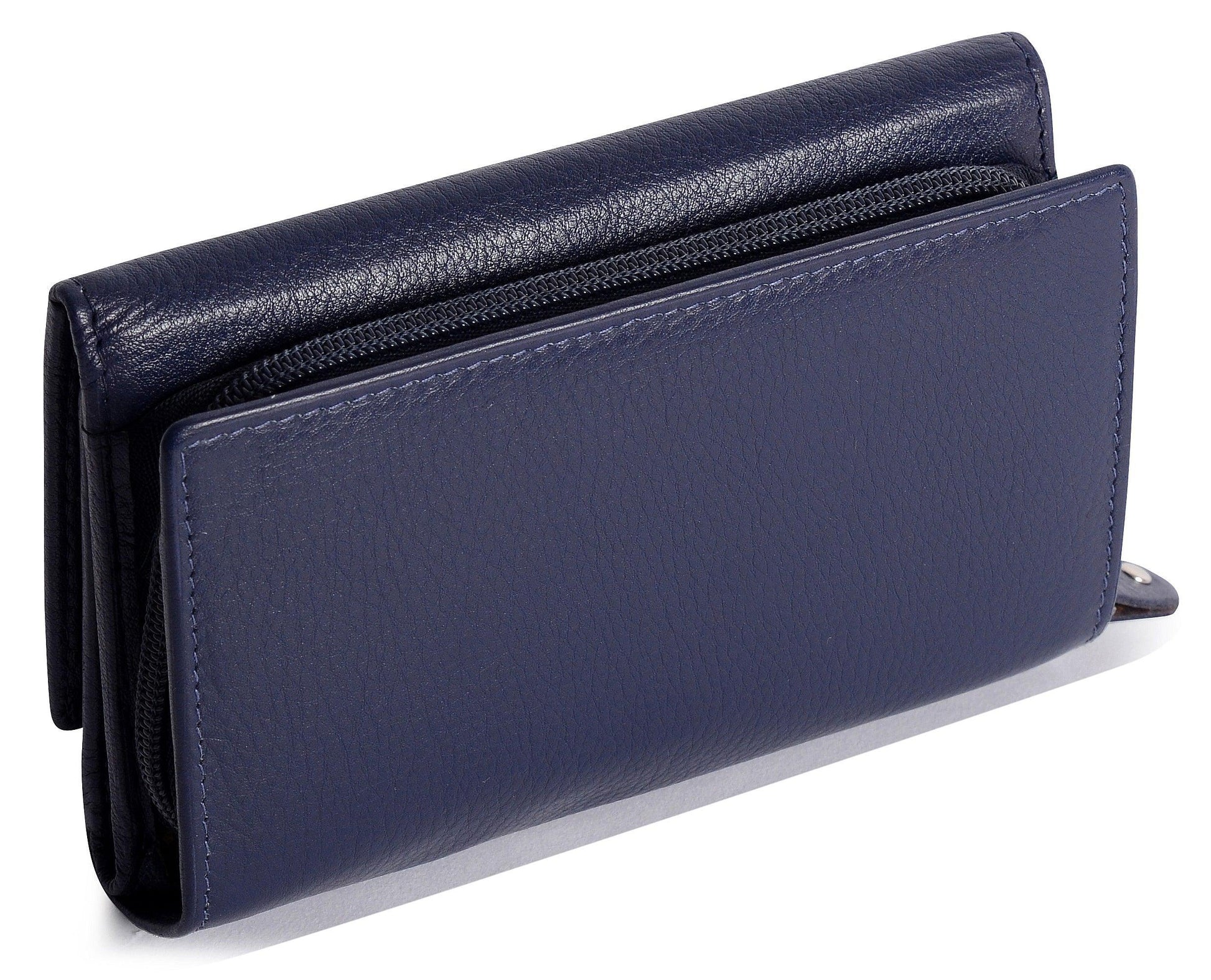 Eleanor Trifold Leather Purse - Bascora