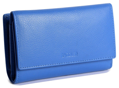 Eleanor Trifold Leather Purse - Bascora