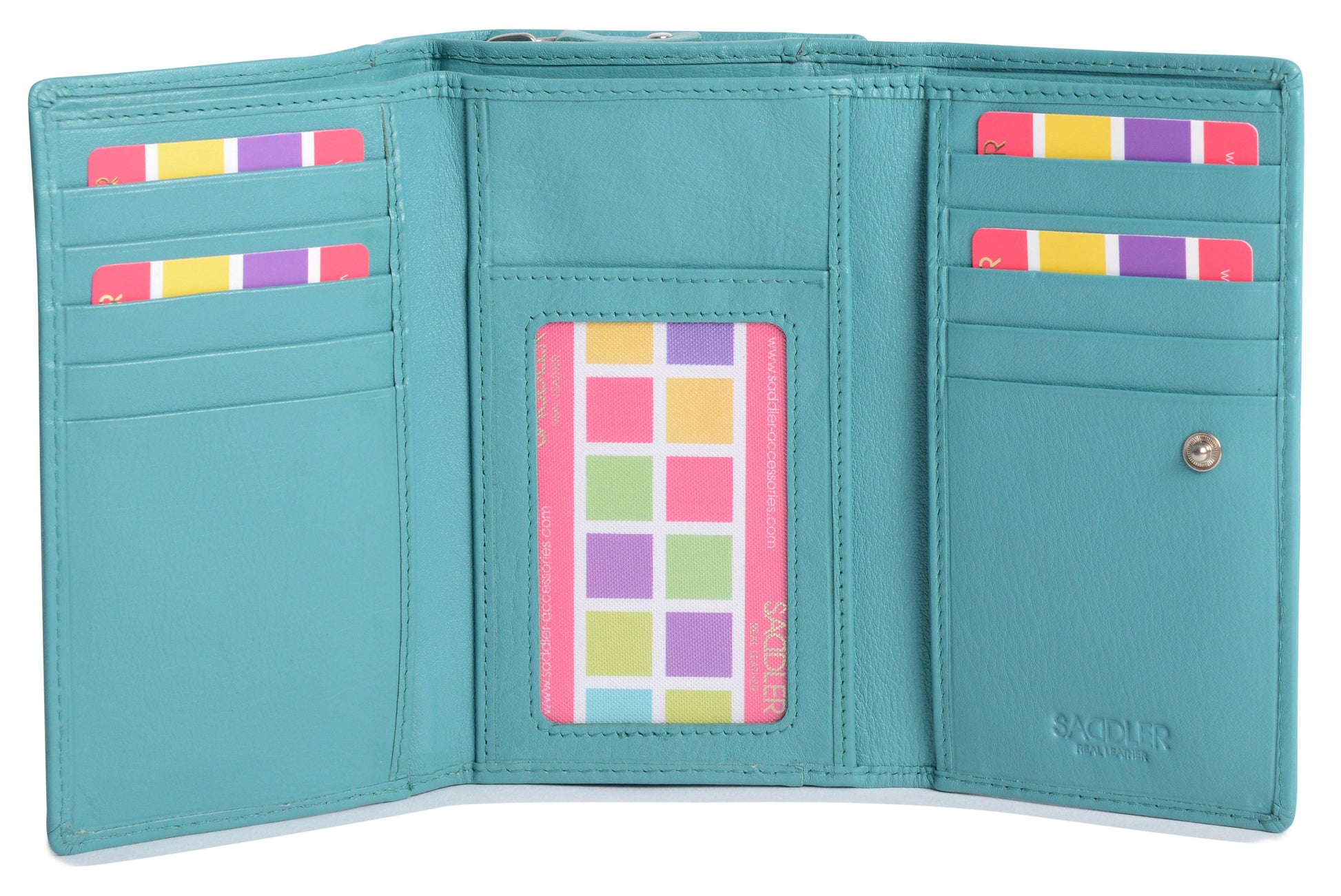 Eleanor Trifold Leather Purse - Bascora