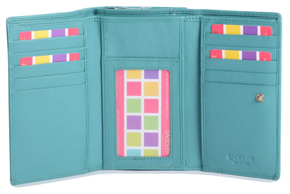 Eleanor Trifold Leather Purse - Bascora
