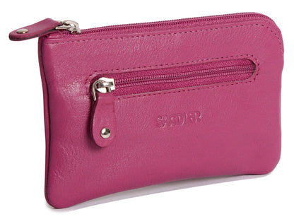 Ellie RFID Leather Coin & Card Purse - Bascora