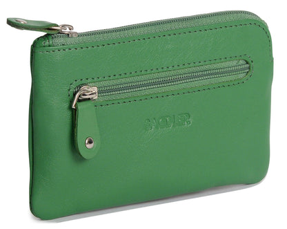 Ellie RFID Leather Coin & Card Purse - Bascora