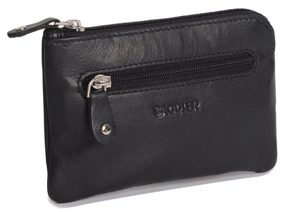 Ellie RFID Leather Coin & Card Purse - Bascora