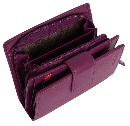 Emily RFID Leather Wallet - Bascora