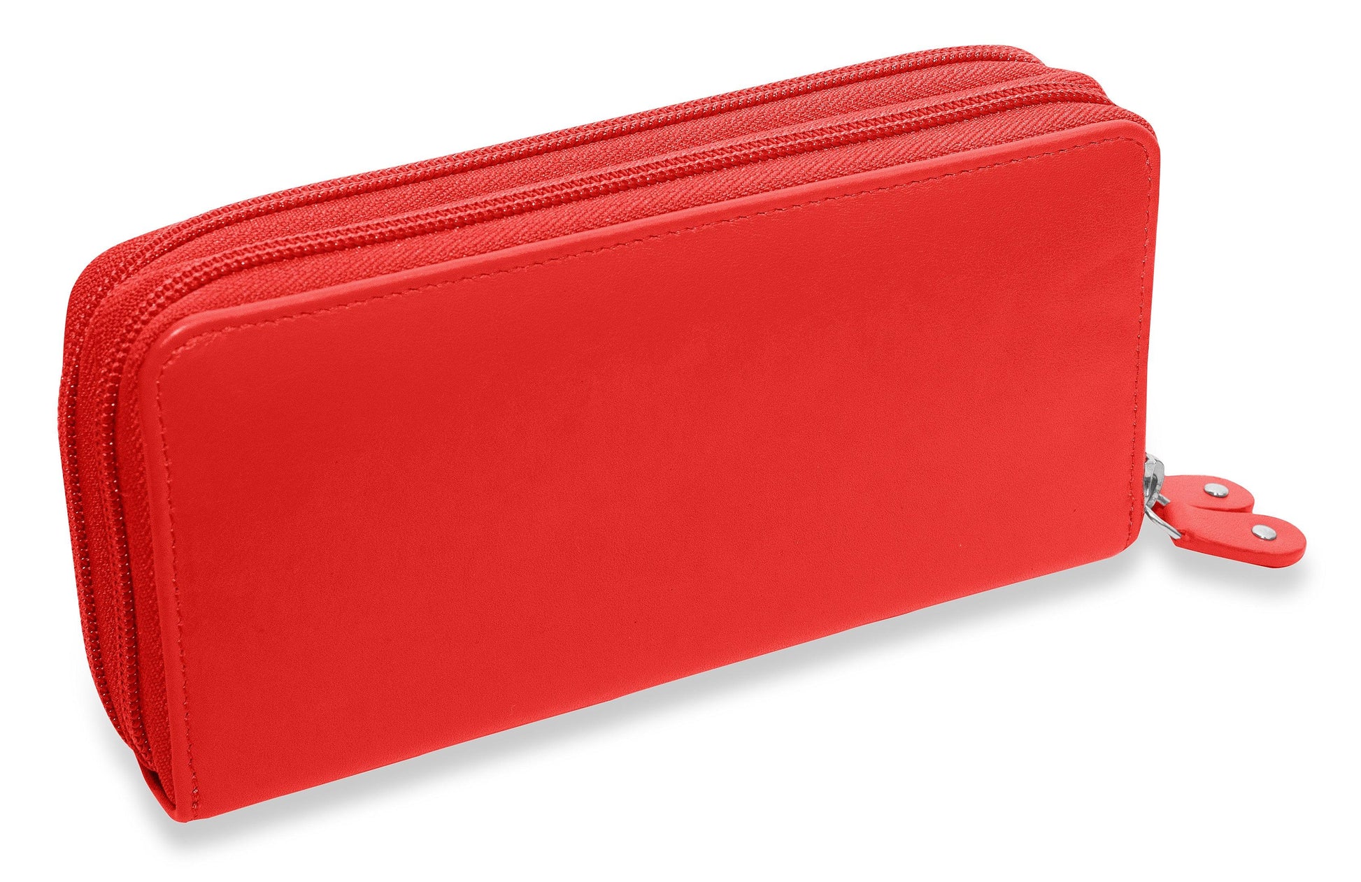 Gabriella RFID Leather Double Zip Around Purse - Bascora