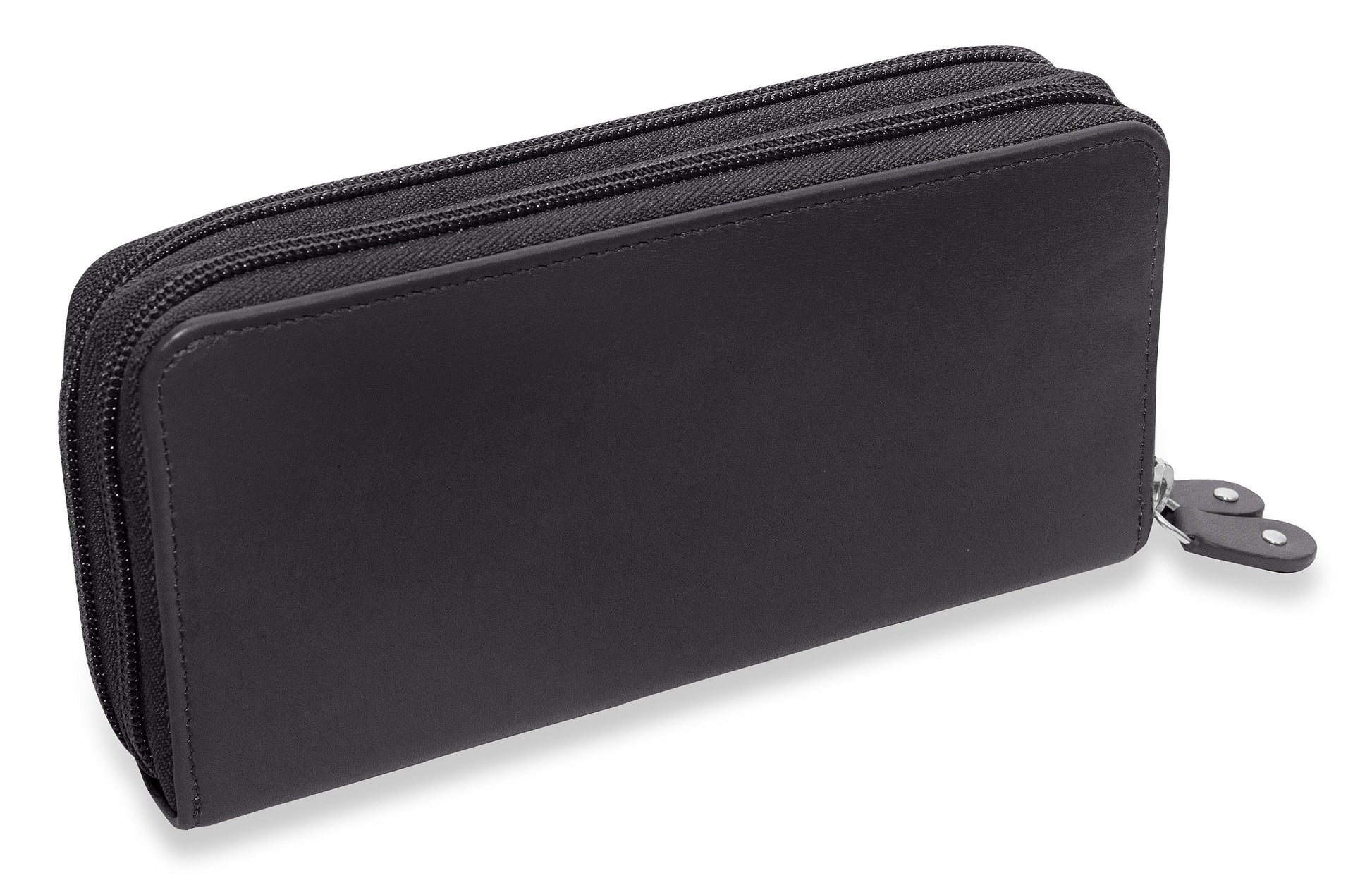 Gabriella RFID Leather Double Zip Around Purse - Bascora