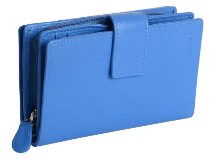 Georgie RFID Leather Double-Sided Purse - Bascora