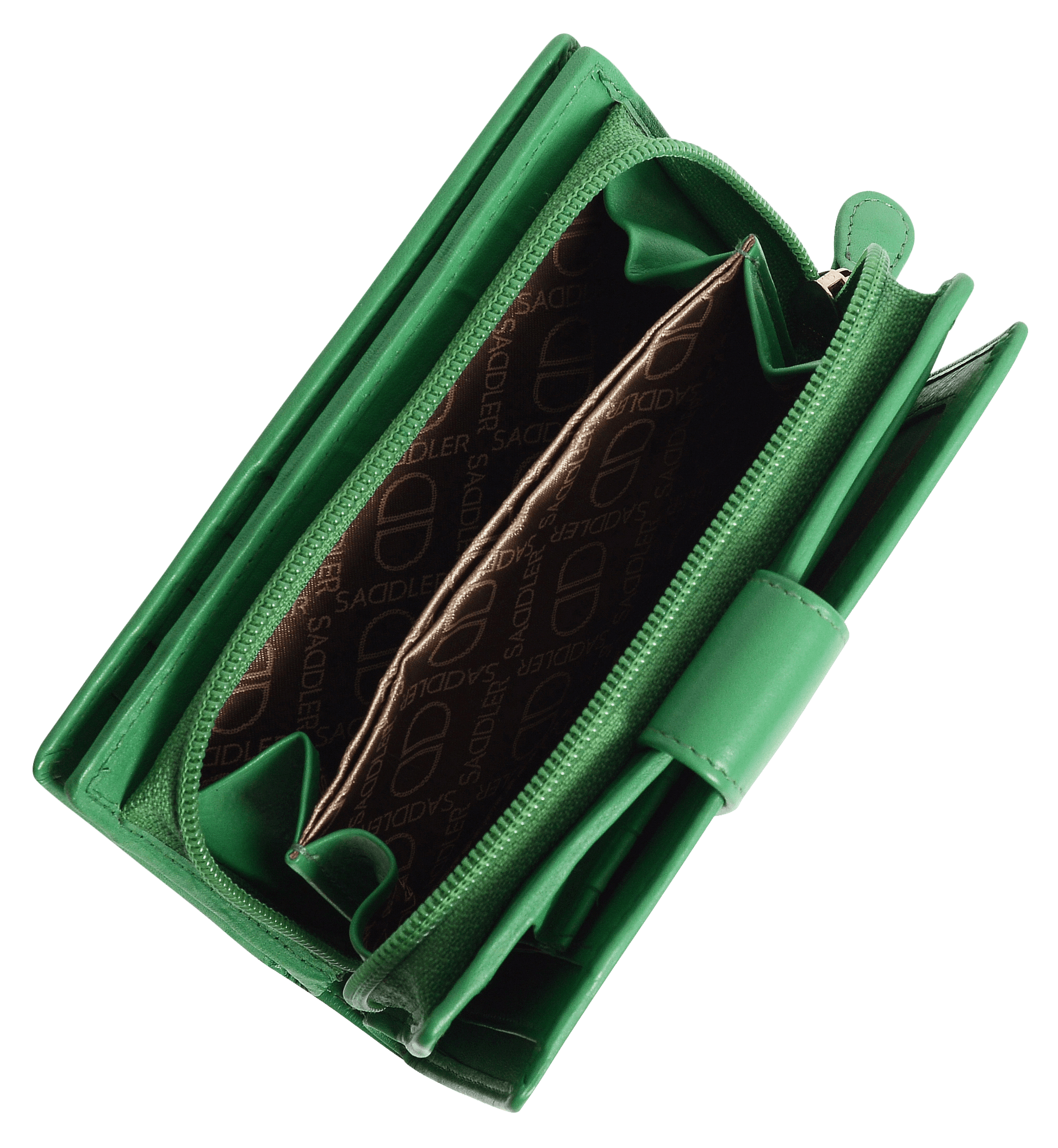 Georgie RFID Leather Double-Sided Purse - Bascora
