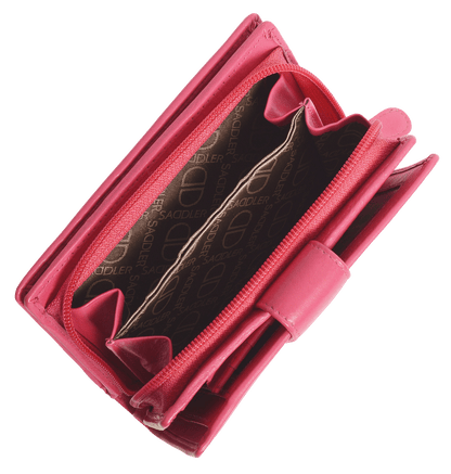 Georgie RFID Leather Double-Sided Purse - Bascora