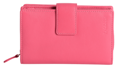 Georgie RFID Leather Double-Sided Purse - Bascora