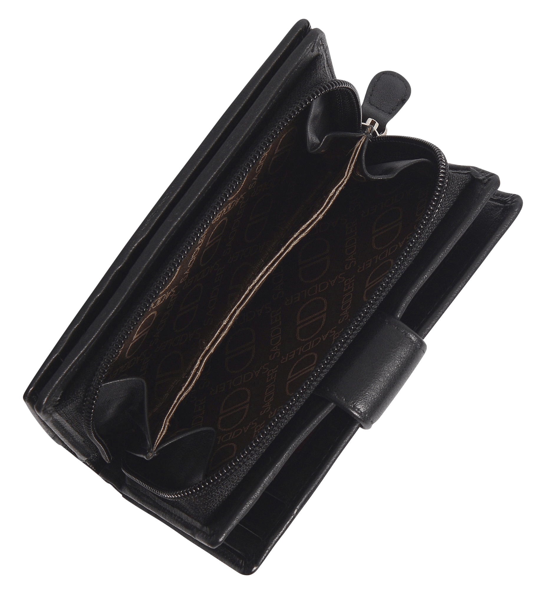 Georgie RFID Leather Double-Sided Purse - Bascora