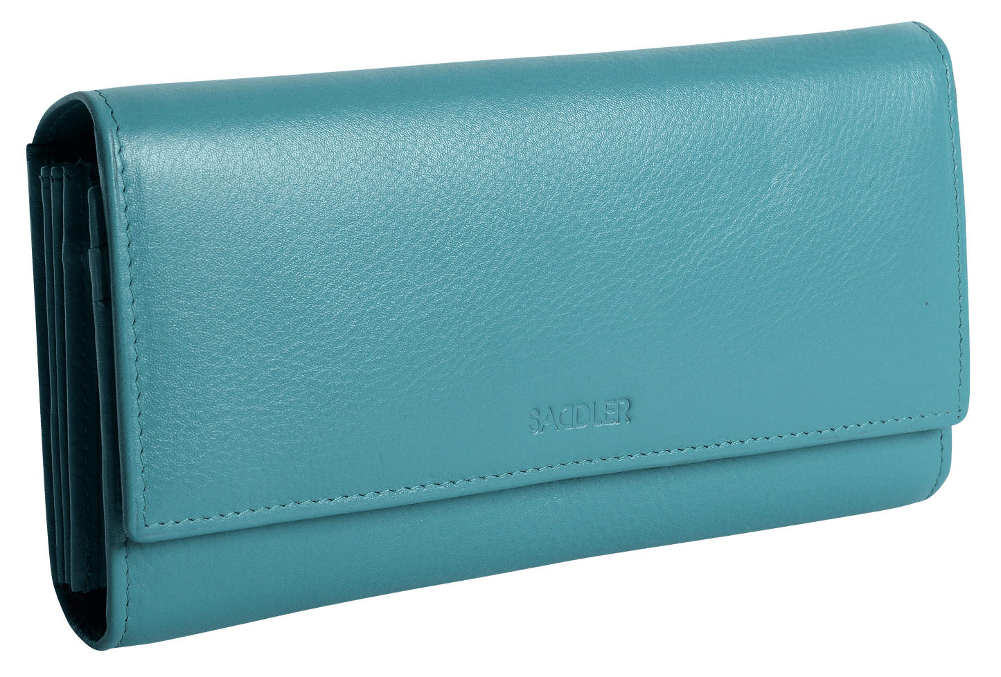 Grace RFID Leather Multi-Section Purse - Bascora