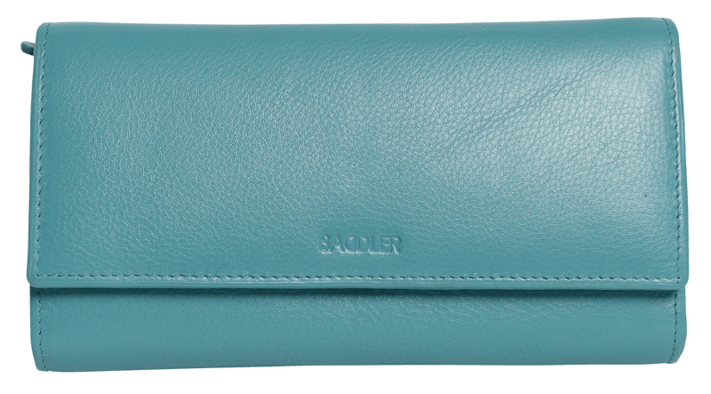 Grace RFID Leather Multi-Section Purse - Bascora