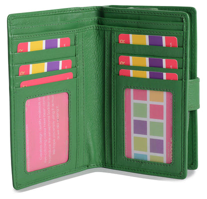 Holly RFID Leather Wallet - Bascora